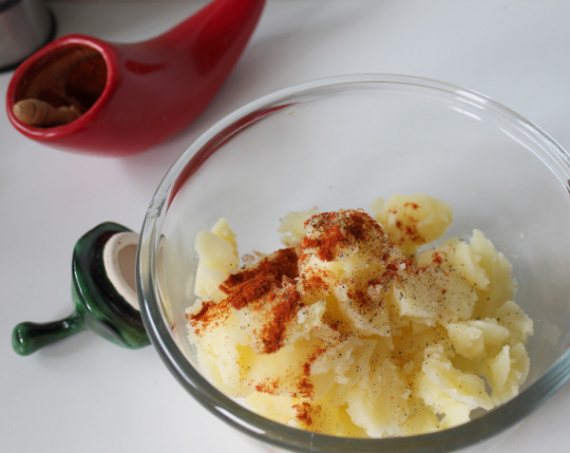 Картофель, фаршированный сыром Картофель, фаршированный сыром