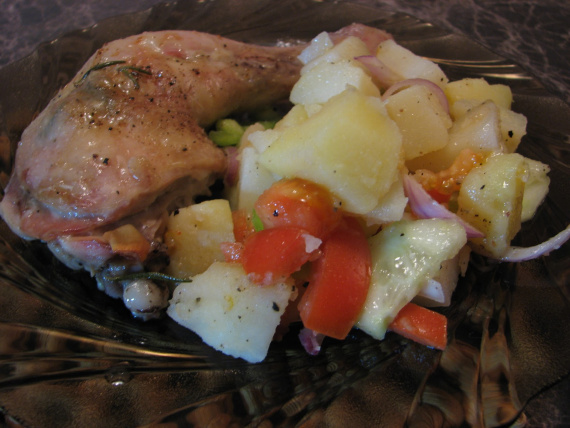 Куриные ножки с чесноком Куриные ножки с чесноком