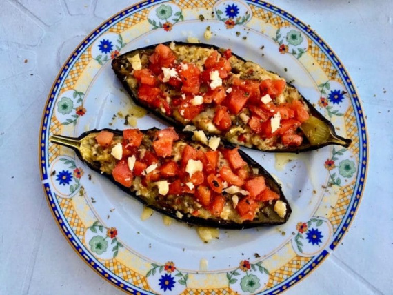 Баклажаны, запеченные с сыром Баклажаны, запеченные с сыром