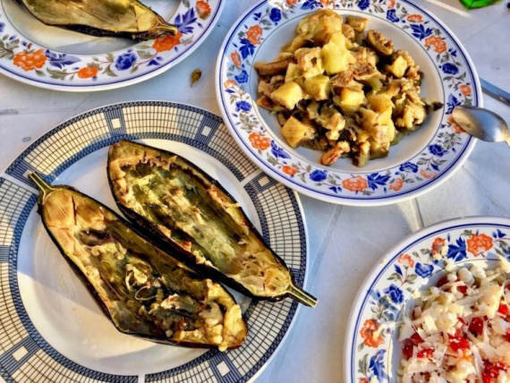 Баклажаны, запеченные с сыром Баклажаны, запеченные с сыром