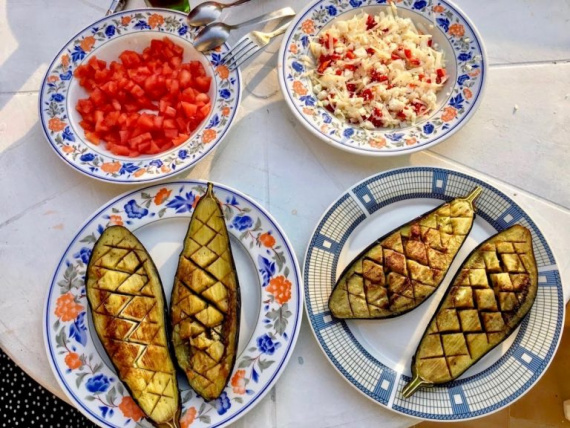 Баклажаны, запеченные с сыром Баклажаны, запеченные с сыром