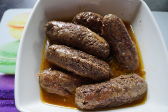 Мясные зразы с овощами Мясные зразы с овощами