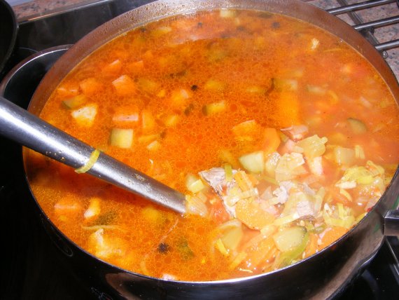 Солянка с помидорами Солянка с помидорами