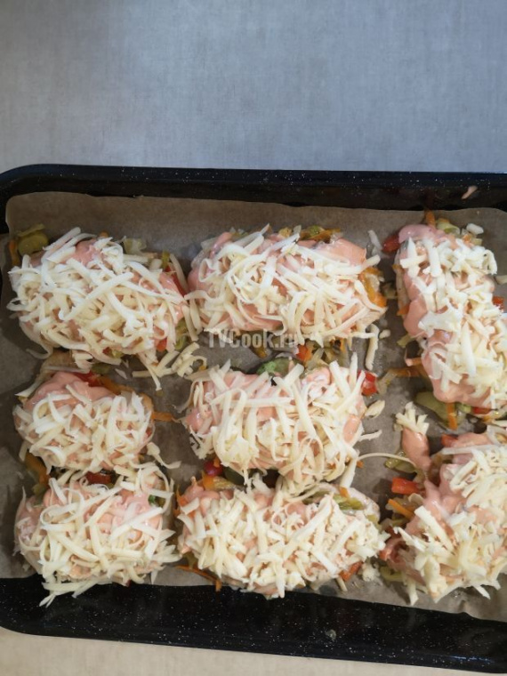 Запеченное куриное филе с овощами Запеченное куриное филе с овощами