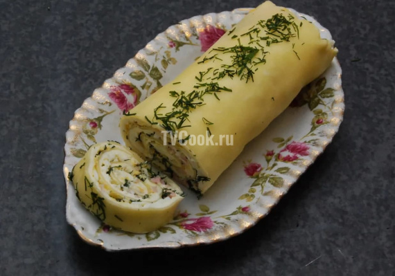 Сырные рулетики с начинкой Сырные рулетики с начинкой