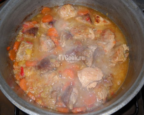 Тушеное мясо с картошкой Тушеное мясо с картошкой
