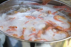 Салат с рисом и креветками Салат с рисом и креветками