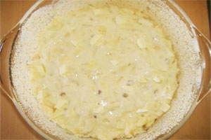 Пирог с творогом и яблоками Пирог с творогом и яблоками