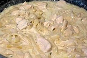Фетучини с курицей Фетучини с курицей