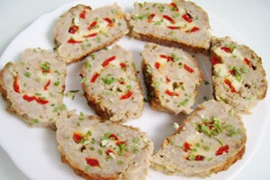 Рулет из куриного фарша Рулет из куриного фарша