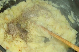 Картофельная запеканка с капустой Картофельная запеканка с капустой