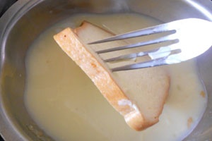 Гренки с молоком Гренки с молоком