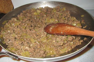 Пирог с мясом на сметане Пирог с мясом на сметане