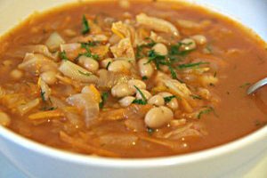 Суп фасолевый с курицей Суп фасолевый с курицей