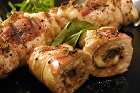 Куриный рулет с сыром Куриный рулет с сыром