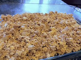 Картофельная запеканка с мясом и грибами Картофельная запеканка с мясом и грибами