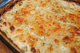 Слоеная картошка с курицей Слоеная картошка с курицей