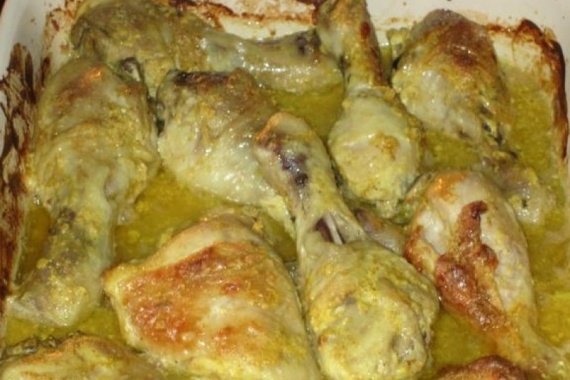 Курица в кефире в духовке Курица в кефире в духовке
