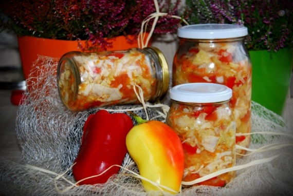 Салат кубанский на зиму Салат кубанский на зиму