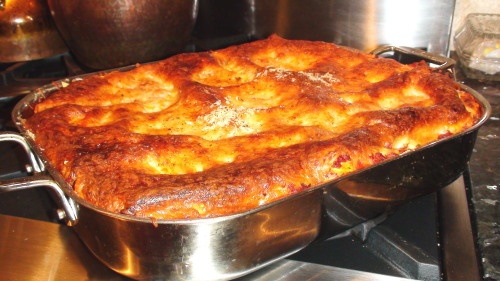 Лазанья с фаршем и грибами Лазанья с фаршем и грибами