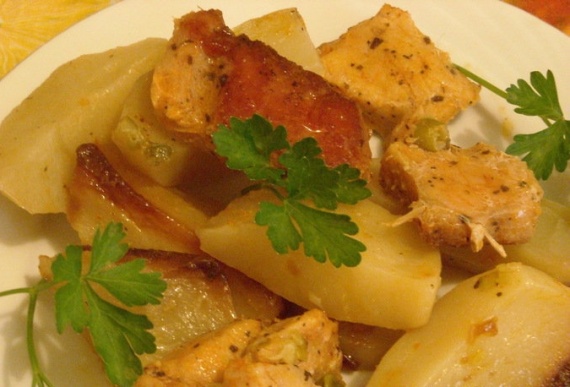 Мясо с картошкой в фольге в духовке Мясо с картошкой в фольге в духовке