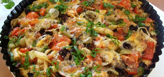 Картофельная запеканка с грибами и овощами Картофельная запеканка с грибами и овощами