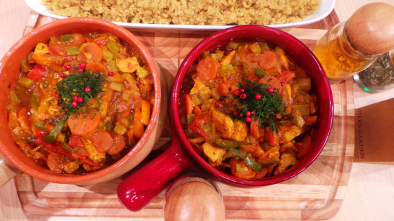 Курица карри с овощами Курица карри с овощами