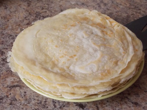 Торт из блинов с грибами Торт из блинов с грибами
