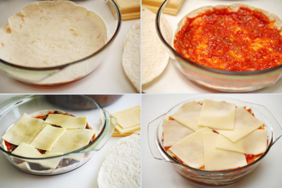 Мексиканская лазанья Мексиканская лазанья