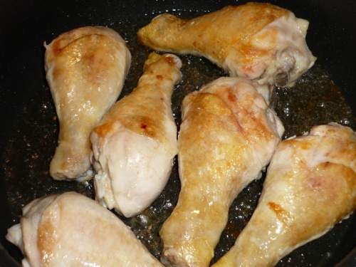 Куриные ножки с грибами Куриные ножки с грибами