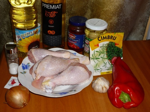 Куриные ножки с грибами Куриные ножки с грибами