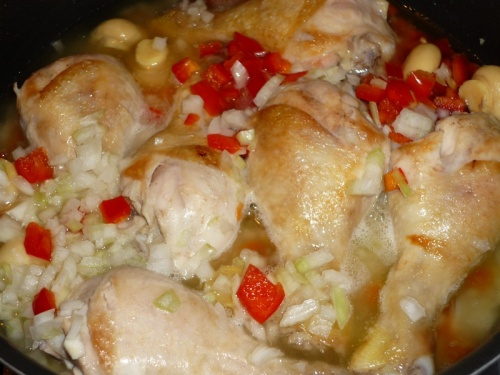 Куриные ножки с грибами Куриные ножки с грибами