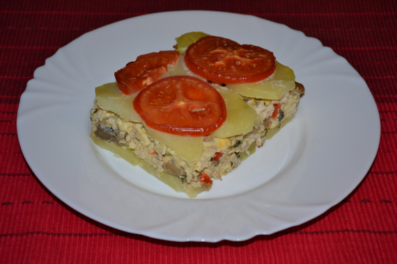 Картофельная мусака Картофельная мусака