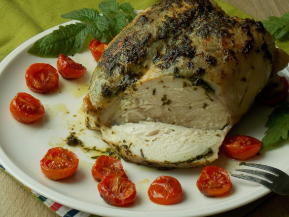 Курица с черемшой Курица с черемшой