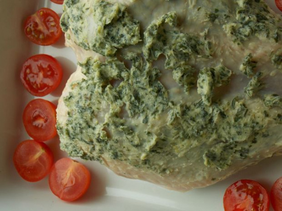 Курица с черемшой Курица с черемшой
