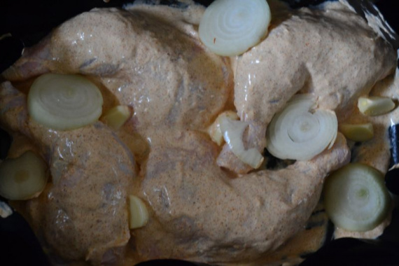 Куриные окорочка с хреном Куриные окорочка с хреном