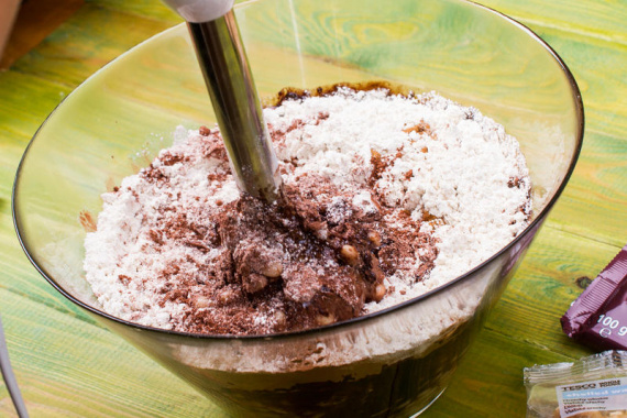 Брауни из фасоли с орехами Брауни из фасоли с орехами
