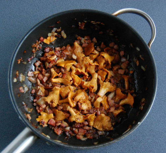 Паста с лисичками Паста с лисичками