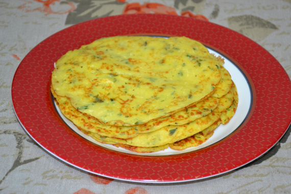 Сырные блины с кабачками Сырные блины с кабачками