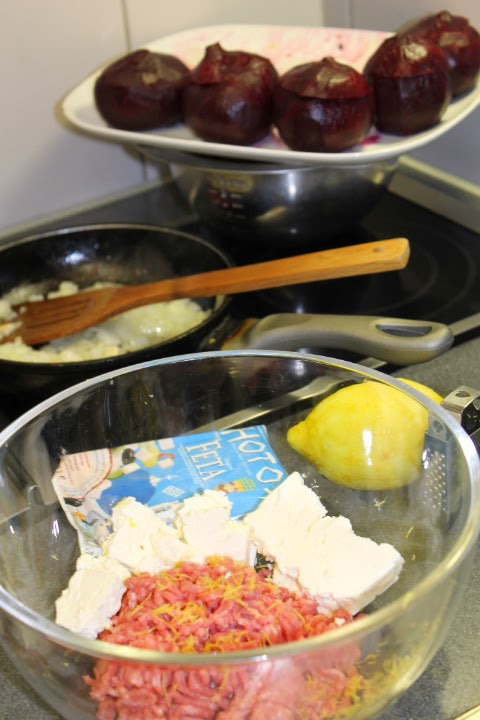 Свекла, фаршированная мясом Свекла, фаршированная мясом