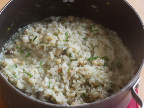 Курица с грибами и рисом Курица с грибами и рисом