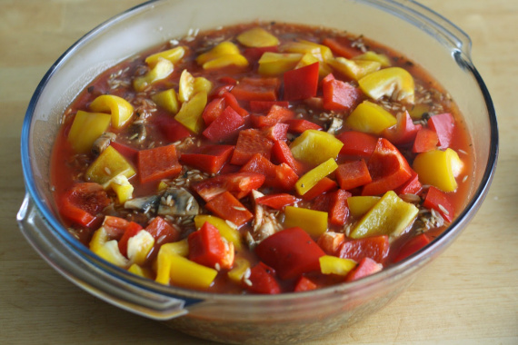 Курица с рисом по-болгарски Курица с рисом по-болгарски