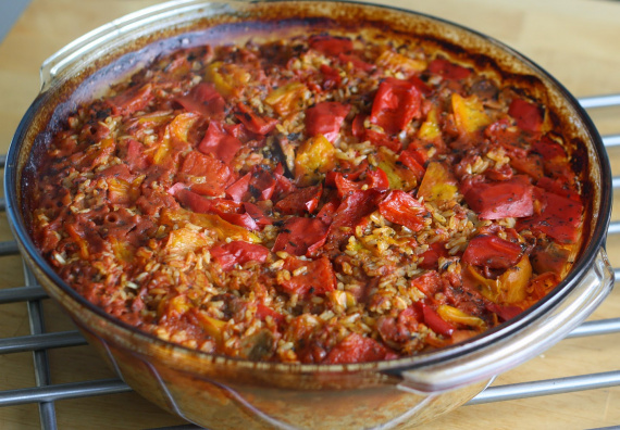 Курица с рисом по-болгарски Курица с рисом по-болгарски