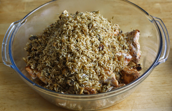 Курица с рисом по-болгарски Курица с рисом по-болгарски