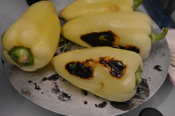 Фаршированные перцы с курицей и лисичками Фаршированные перцы с курицей и лисичками
