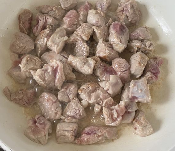 Рисовая лапша со свининой и овощами Рисовая лапша со свининой и овощами