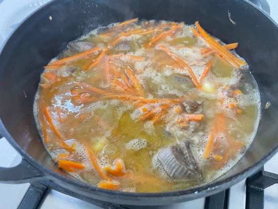 Плов в казане из баранины Плов в казане из баранины