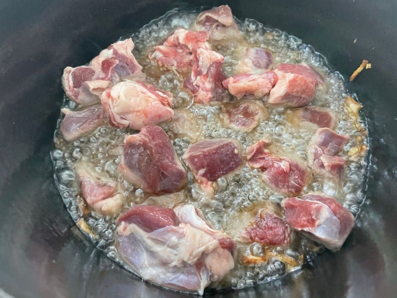 Плов в казане из баранины Плов в казане из баранины