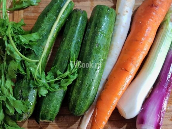 Летний суп с мясом Летний суп с мясом
