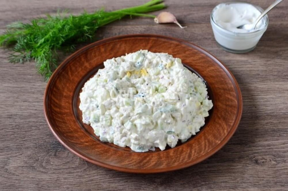 Салат "Кукушкино гнездо" Салат "Кукушкино гнездо"